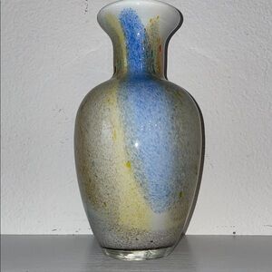 Multicolor Art Glass Vase
